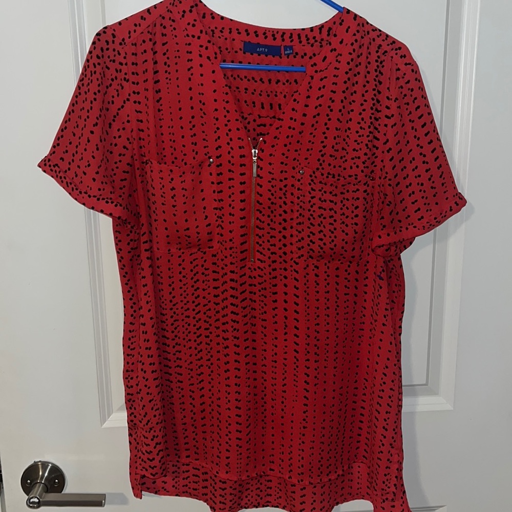 Red Dressy Top